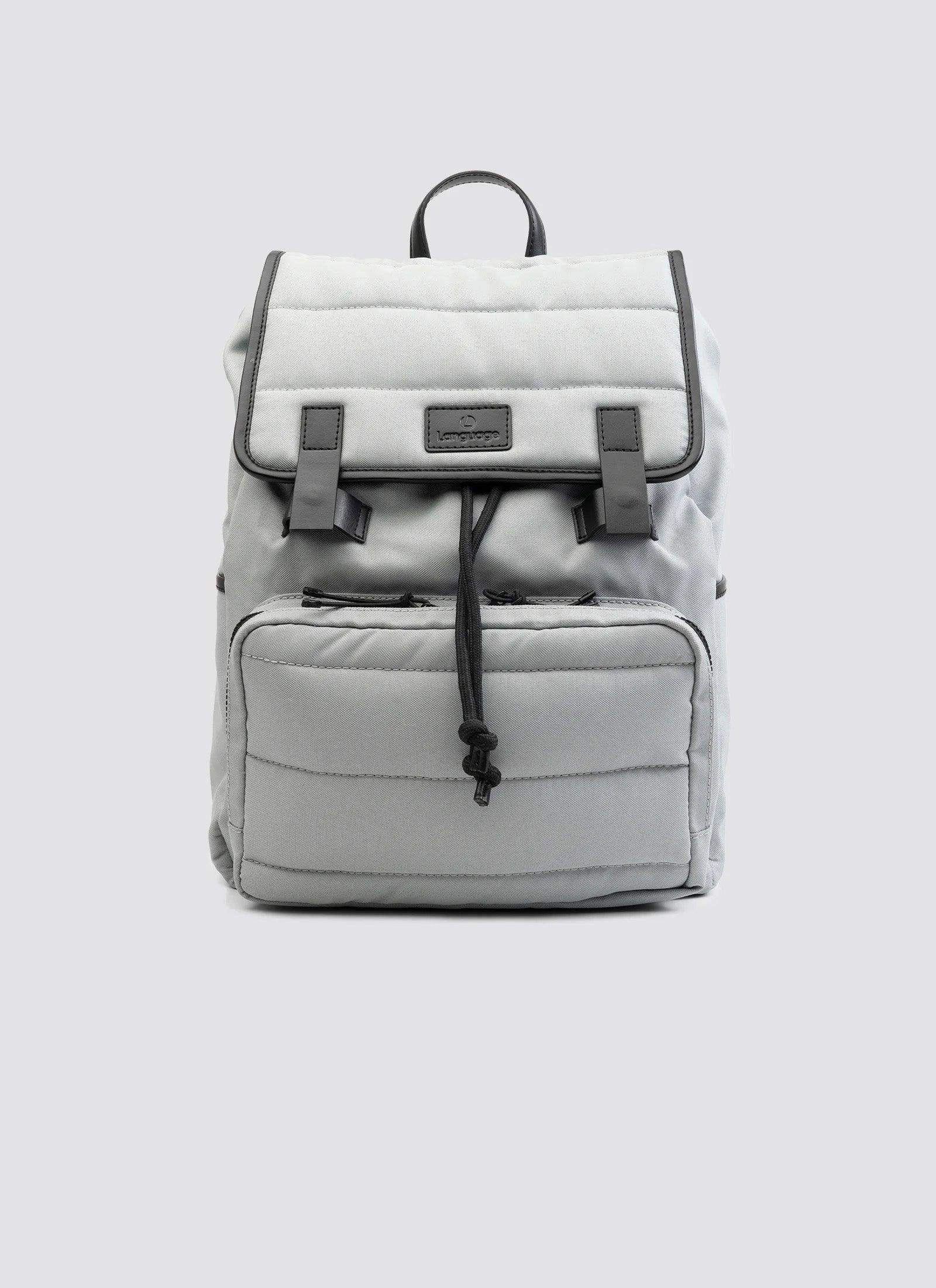 Miles Backpack # Pearl Grey Black 99