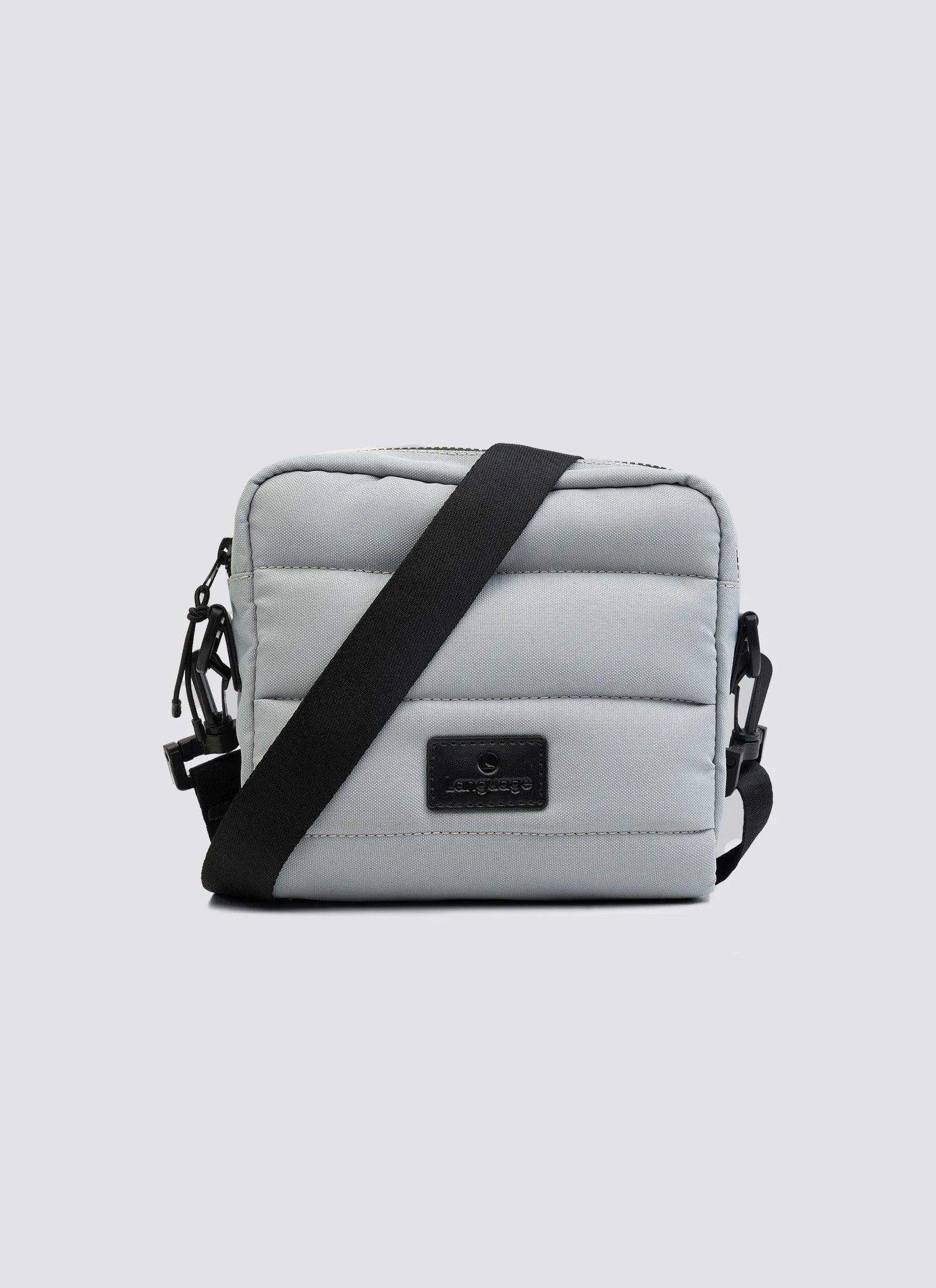 Larkin Crossbody # Pearl Grey Black 99