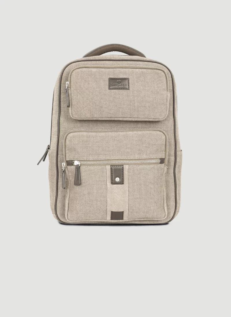 Rockerfeller Backpack # BEIGE BROWN 99