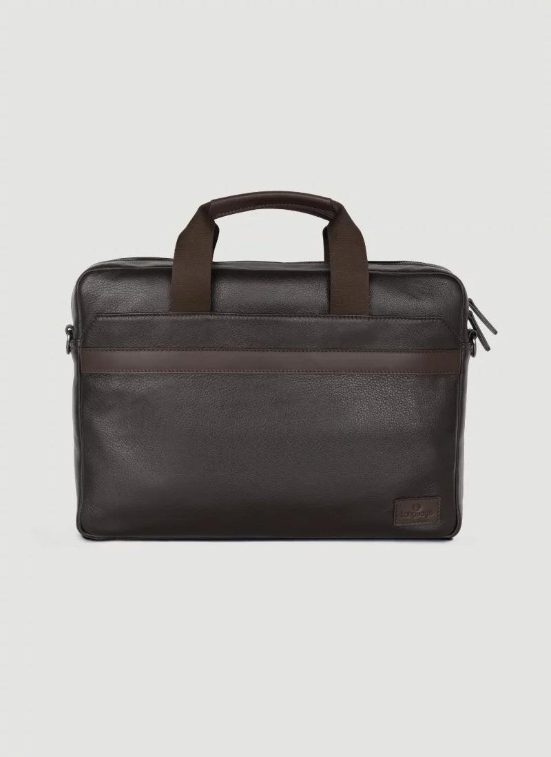 Julio Laptop Bag # Brown