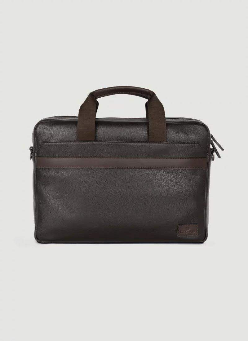 Julio Laptop Bag # Brown