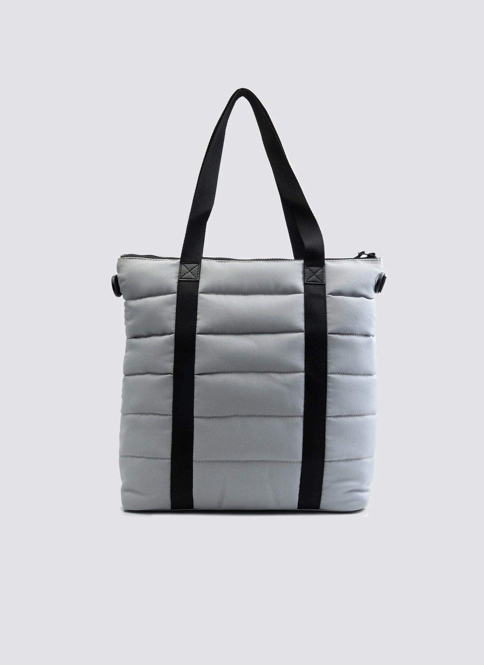 Regent Tote Bag # Pearl Grey Black 99