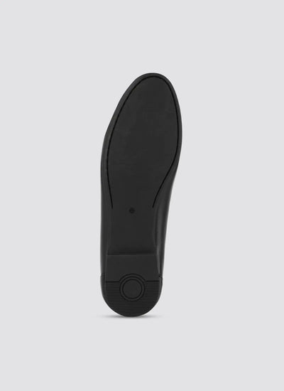 Black shoe sole on a white background 