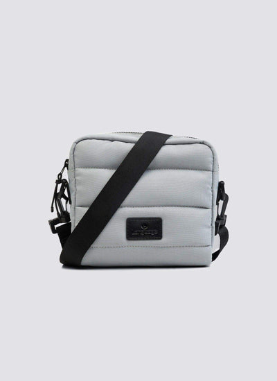 Larkin Crossbody # Pearl Grey Black 99