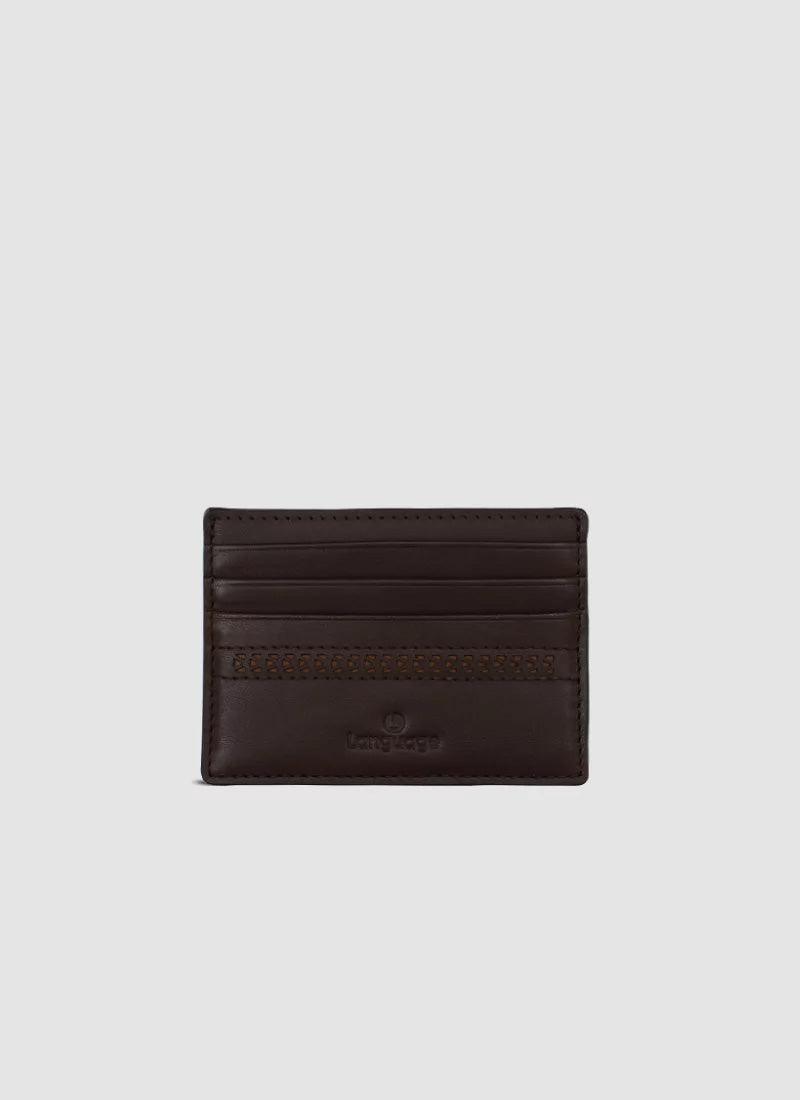 Raven Laser Card Holder - Language Shoes