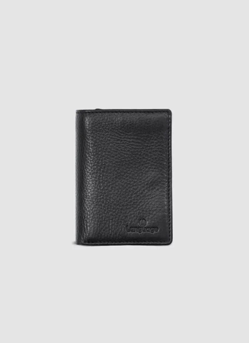 Henry Coin Trifold Wallet # Black
