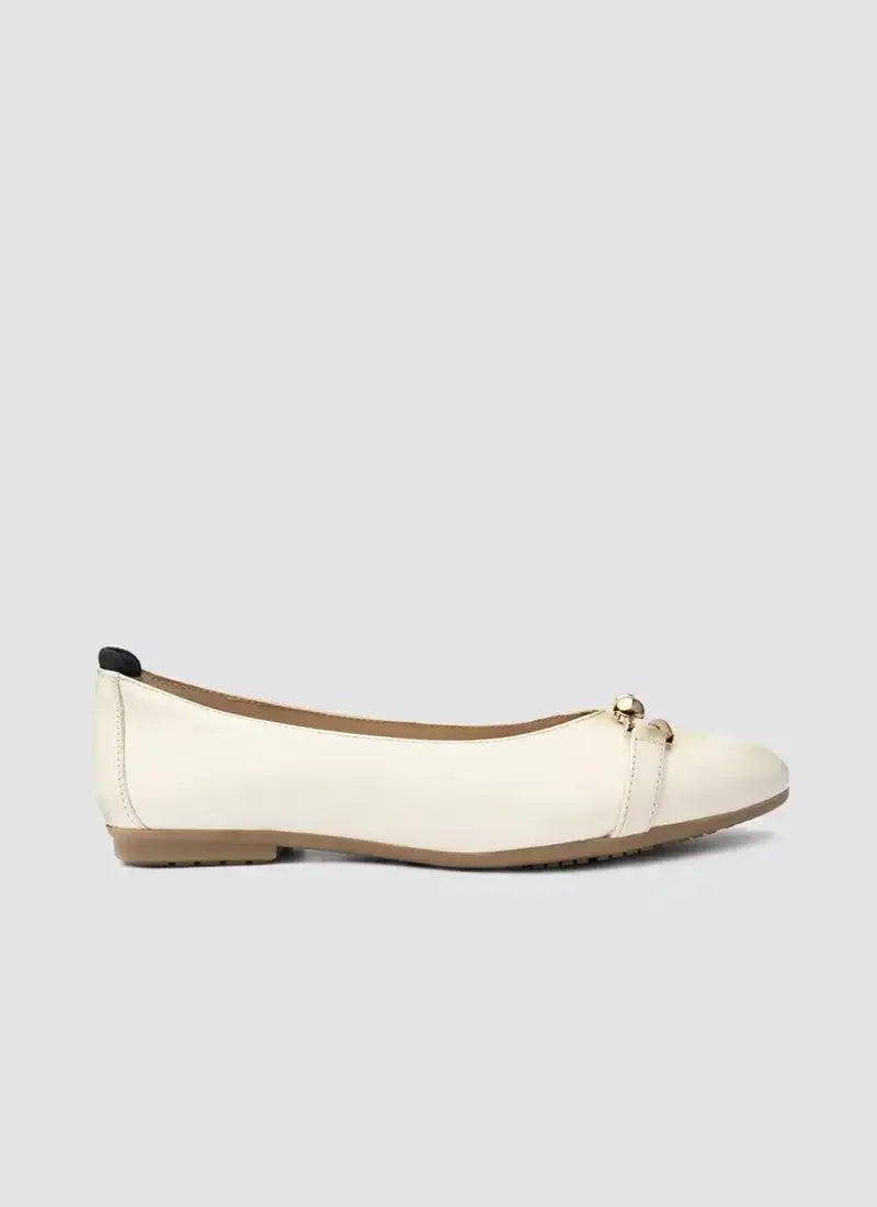Lilith Ballerina - Language Shoes #color_ecru