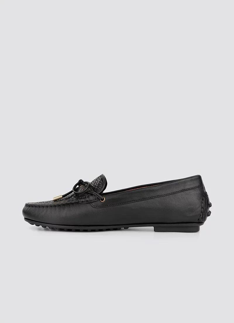 Artemis Moccasin - Language Shoes #color_black