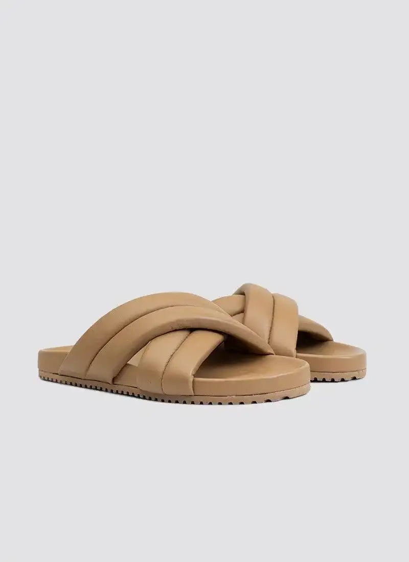 Kira Sandal - Language Shoes #color_taupe