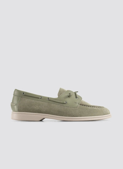  loafer shoe on a light gray background 